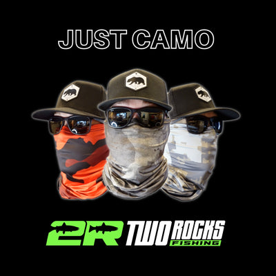 Two Rocks Fishing Neck Gaiter Just Camo Pack